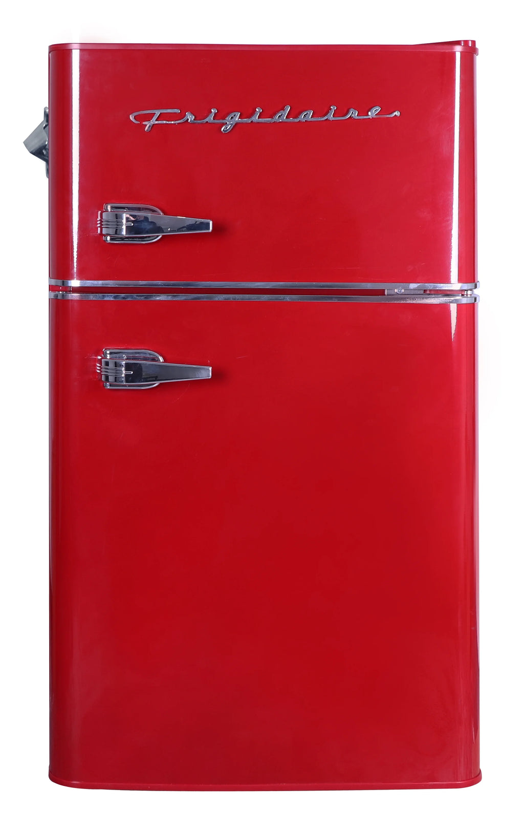 Red 3.1 Cu ft Two Door Compact Refrigerator with Freezer B95289
