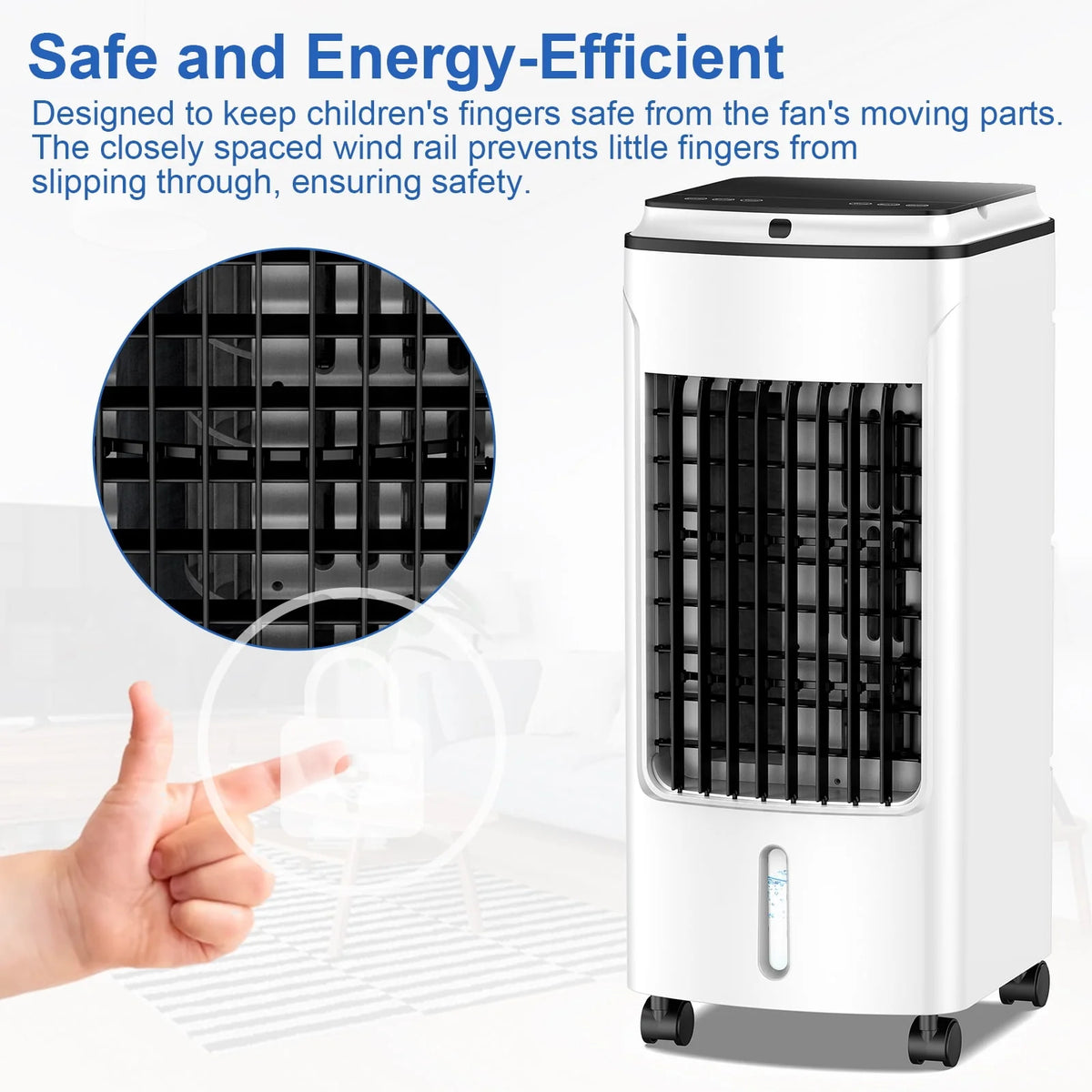 3-in-1 Evaporative Air Cooler Portable Air Cooling Fan with Remote Control K594645
