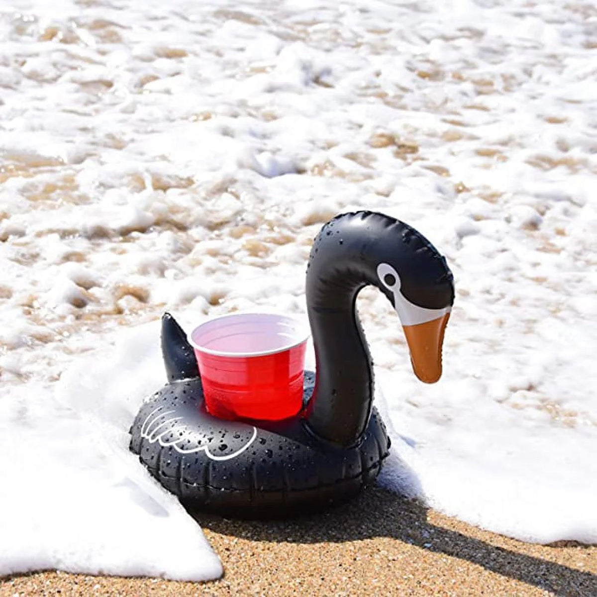 6 Pack Inflatable Cup Holders with Air Pump M421