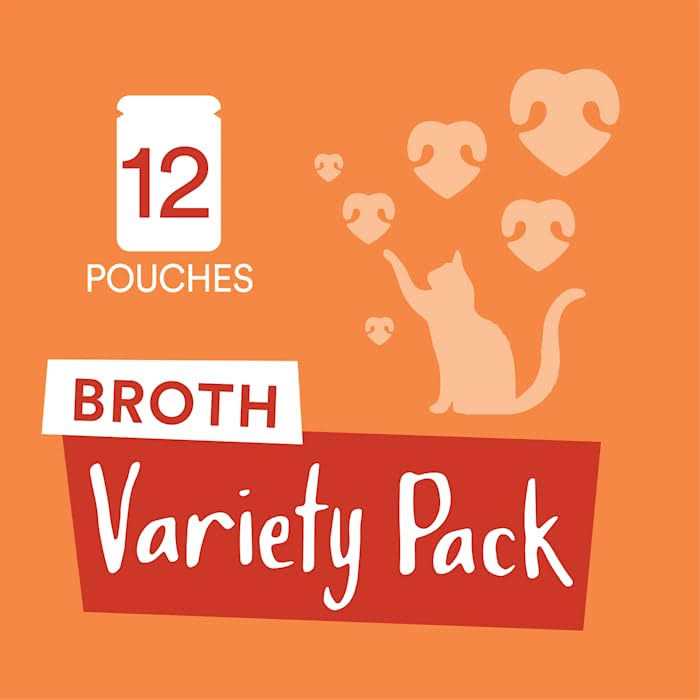 Wet Cat Meal Topper Broths Variety Pack R500202