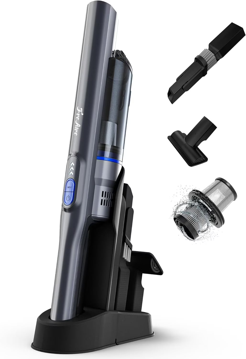 Handheld Vacuum Cordless, 20KPa, 35 Mins Runtime with Fast Charging Dock, One-Touch Empty H6115