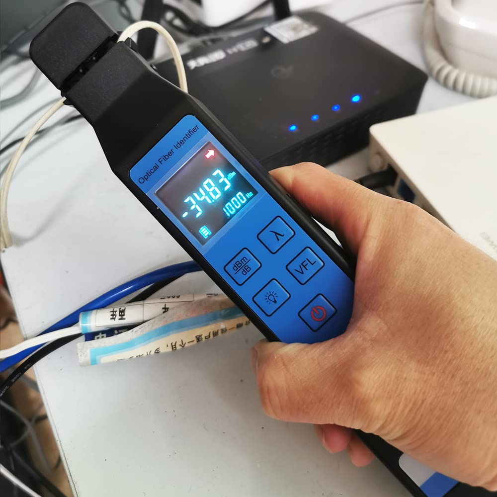 Optical Fiber Identifier with 10mw VFL and Optical Power Meter FTTH Tool O37427