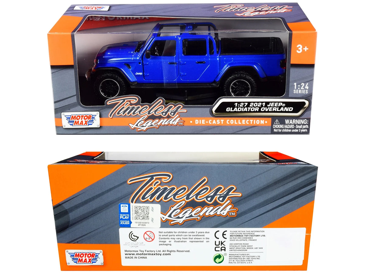 Blue Metallic Diecast Model Car N583