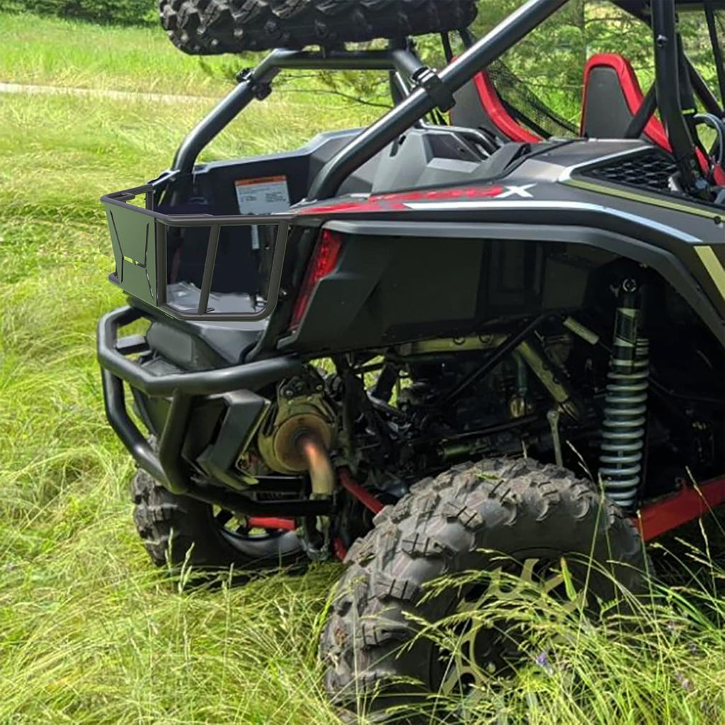 Heavy Duty Rear Bumper with Black Powder Coating for Honda Talon 1000R/ 1000X/ 1000X-4 UTV 2019 2020 2021 E2474