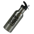 Stainless Steel Silver 20 Oz Water Bottle with Sport Top, Straw Z55930