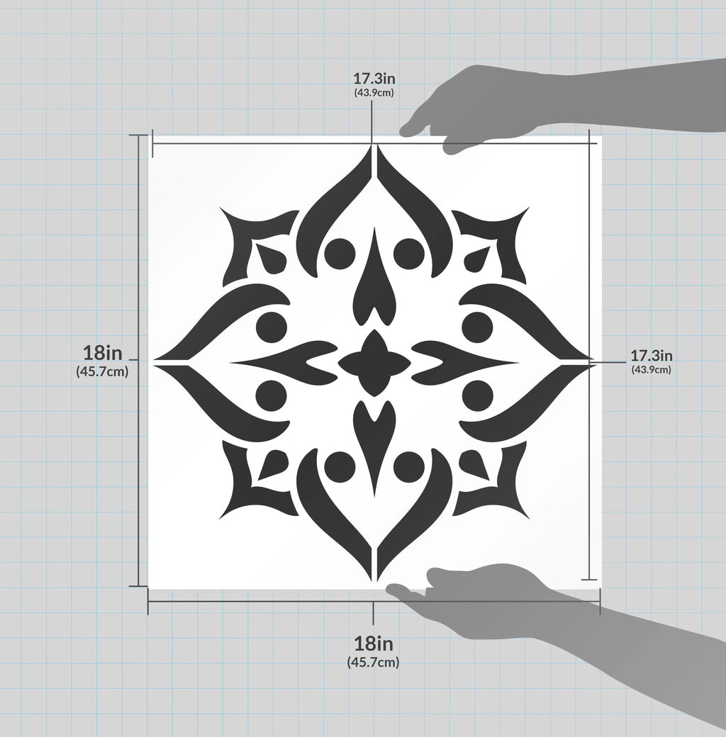 18" x 18" Reusable Mylar Stencil K85649