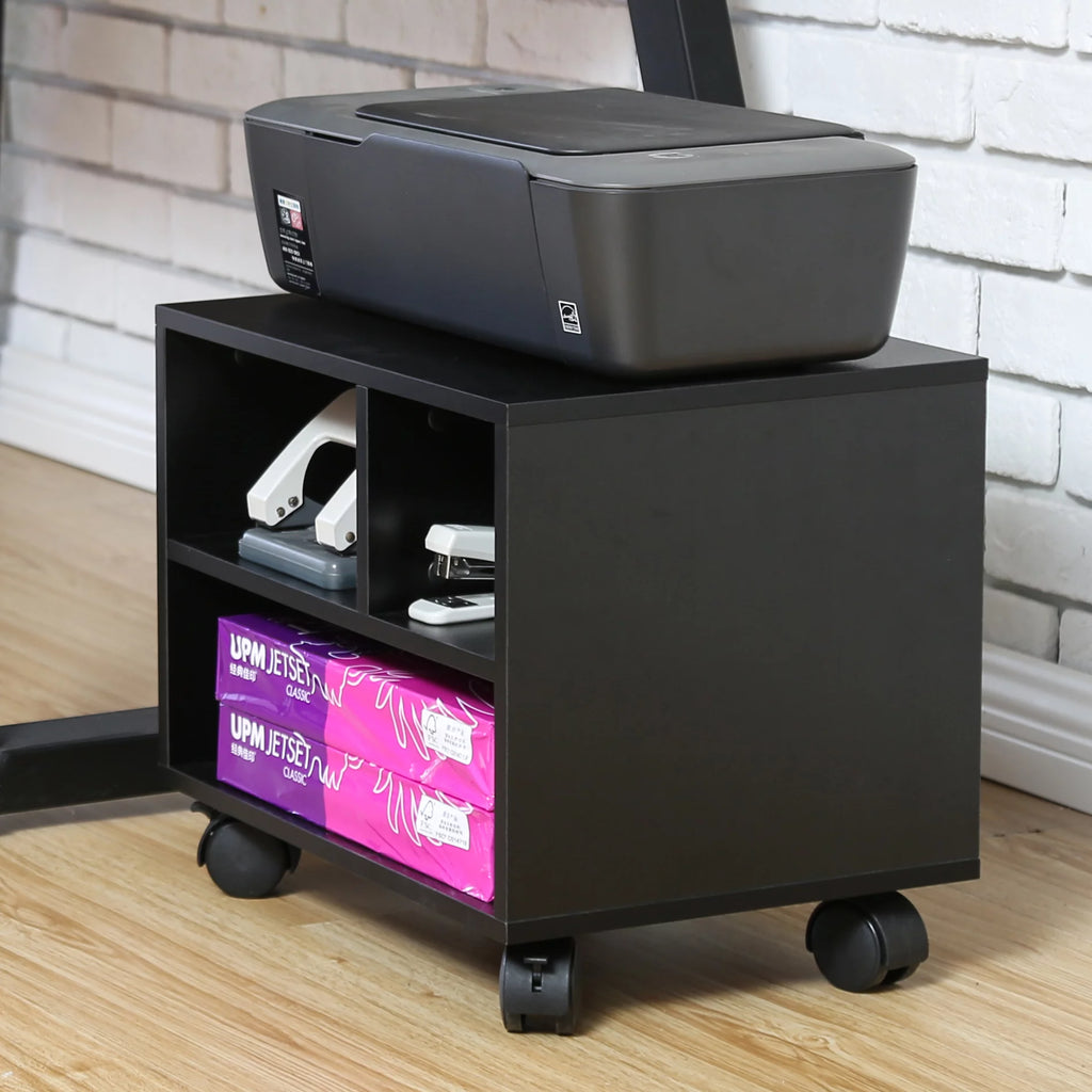 Under Desk Printer Stand Cart with Wheels Z463825