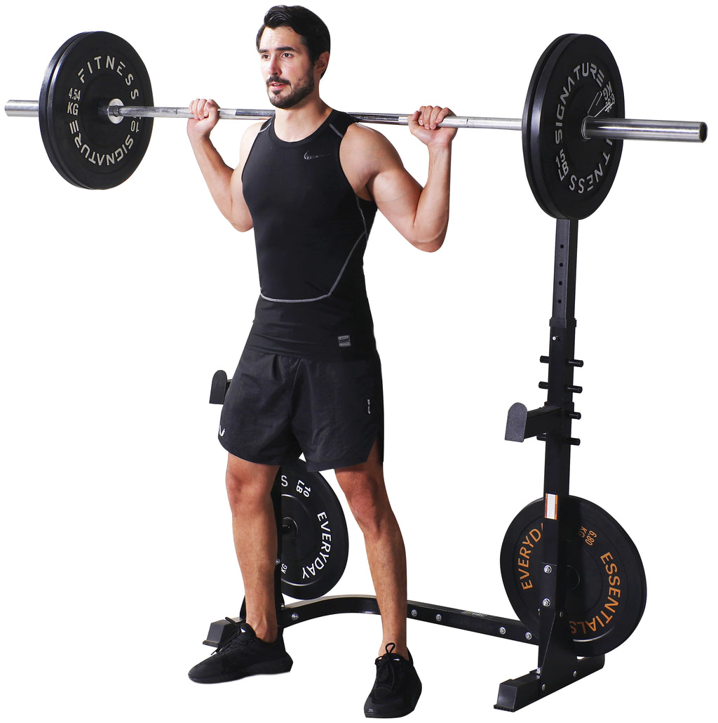 Adjustable Olympic Workout Bench with Squat Rack V33796