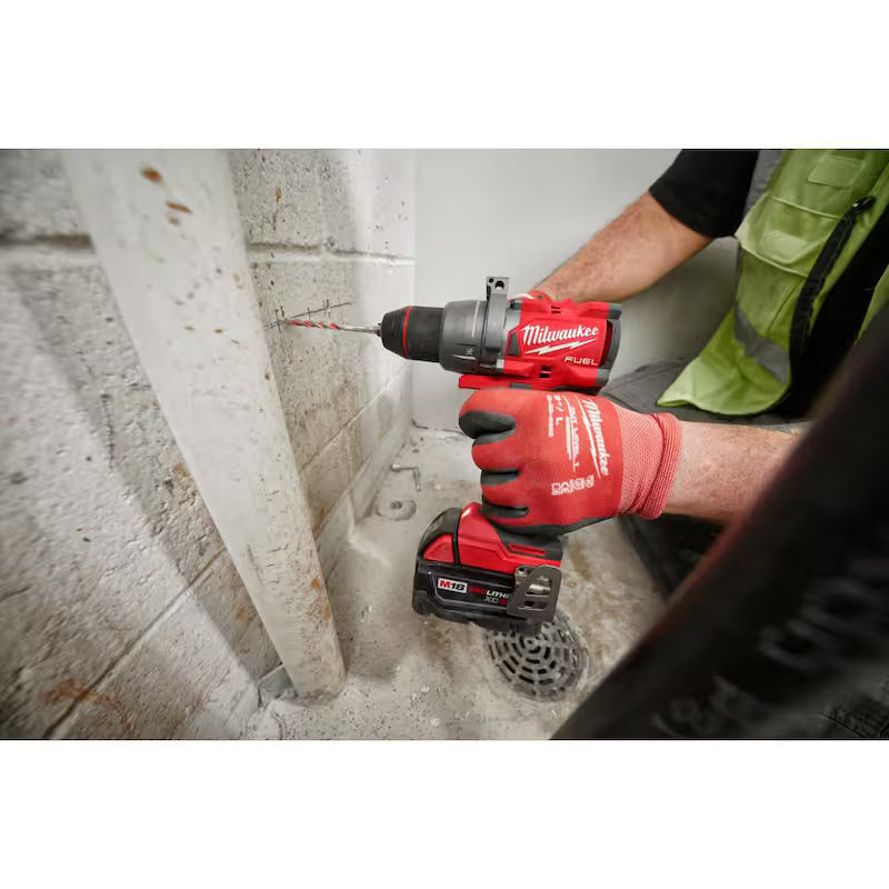 18V Lithium-Ion Brushless Cordless 1/2 in. Hammer Drill Driver Kit with Two 5.0 Ah Batteries B8670