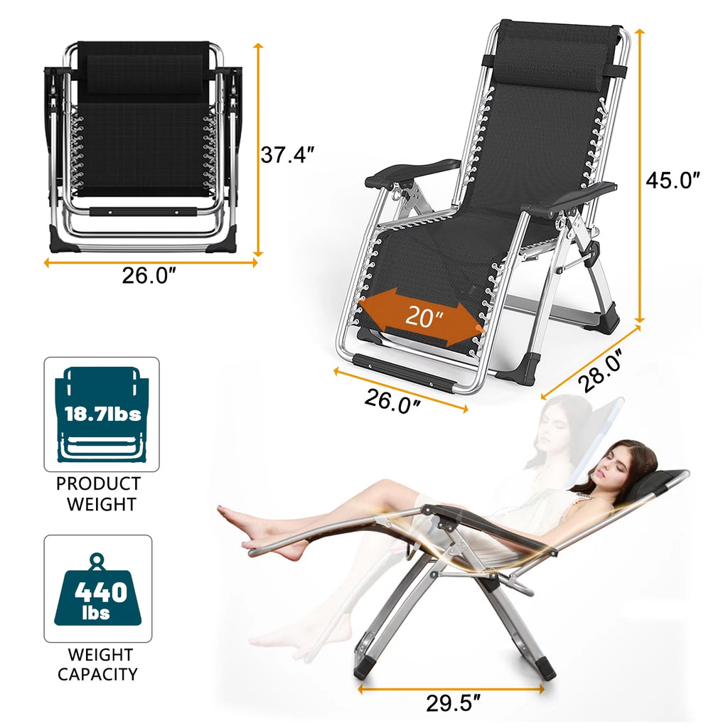 Oversize Zero Gravity Recliner Chair T786637