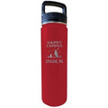 Red Insulated Double Wall Stainless Steel Water Bottle Tumbler Q919