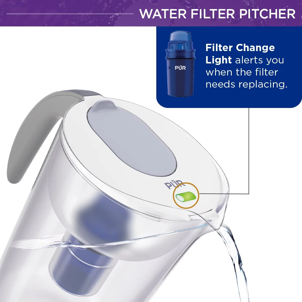 10 Cup Water Pitcher Filtration System M304