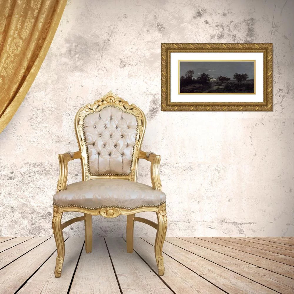 Gold Ornate Framed and Double Matted Museum Art Print R4888