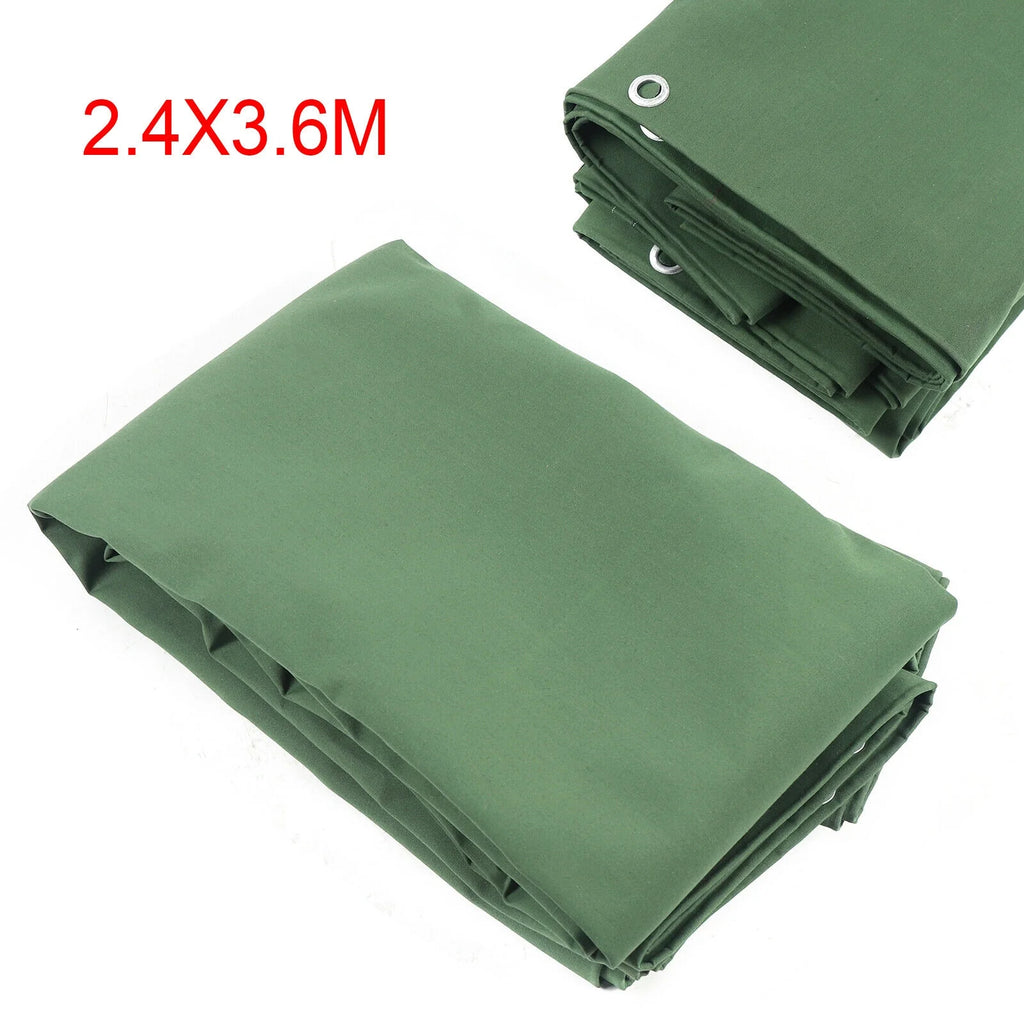 Green Waterproof Canvas Tarp L1288