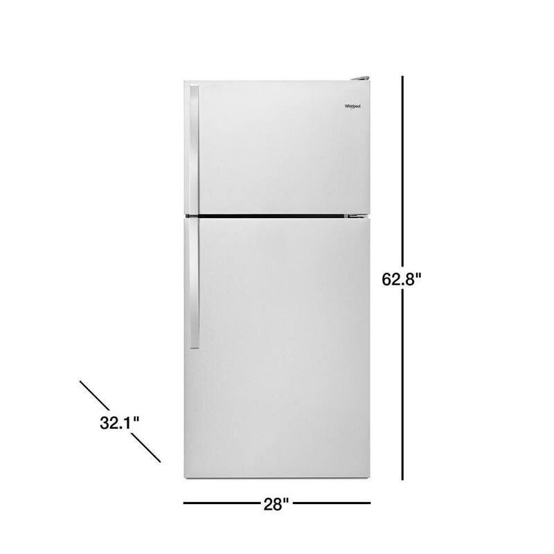 14 cu. ft. Top Freezer Refrigerator Stainless Steel F80112