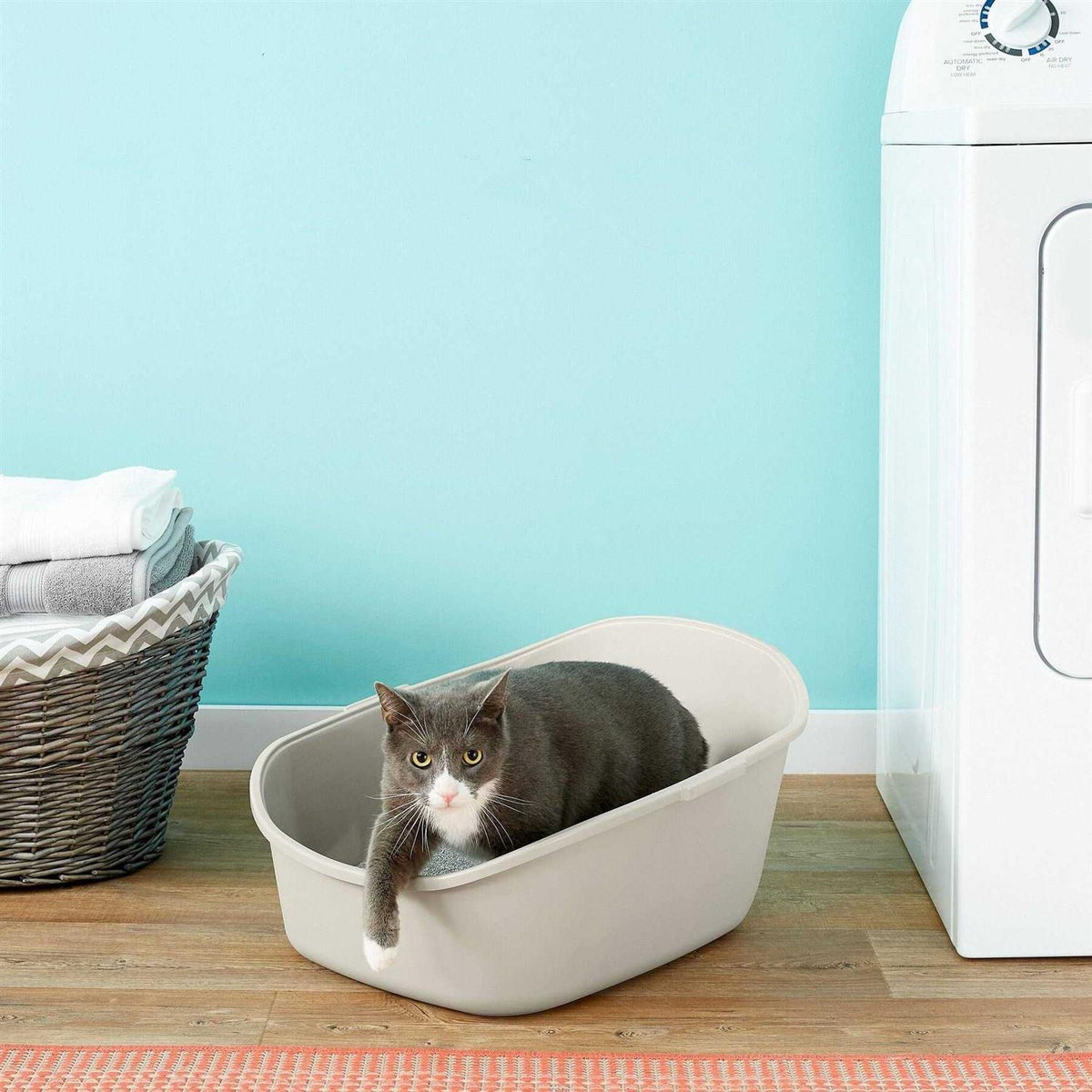 High Back Cat Litter Box X70315