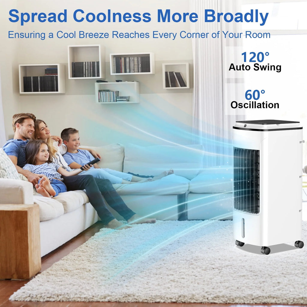 3-in-1 Evaporative Air Cooler Portable Air Cooling Fan with Remote Control K594645