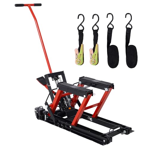 1500LBS Hydraulic Motorcycle Lift Jack with 4 Wheels E6965