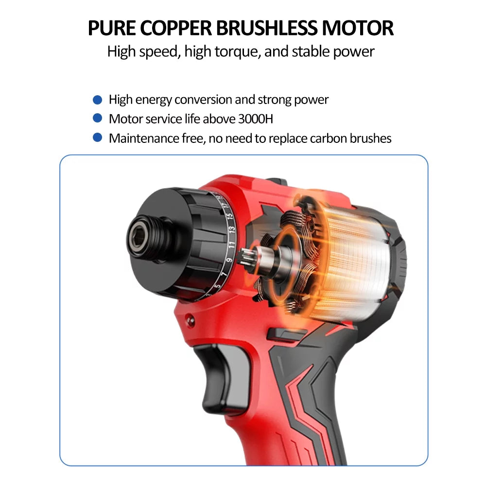 Electric Screwdriver 21V Brushless E819613