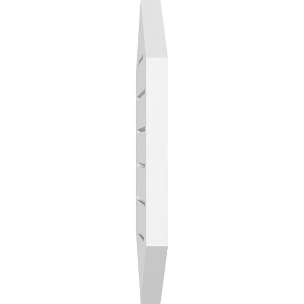 20x22W x 24x22H Vertical Peaked Surface Mount PVC Gable Vent Z994673
