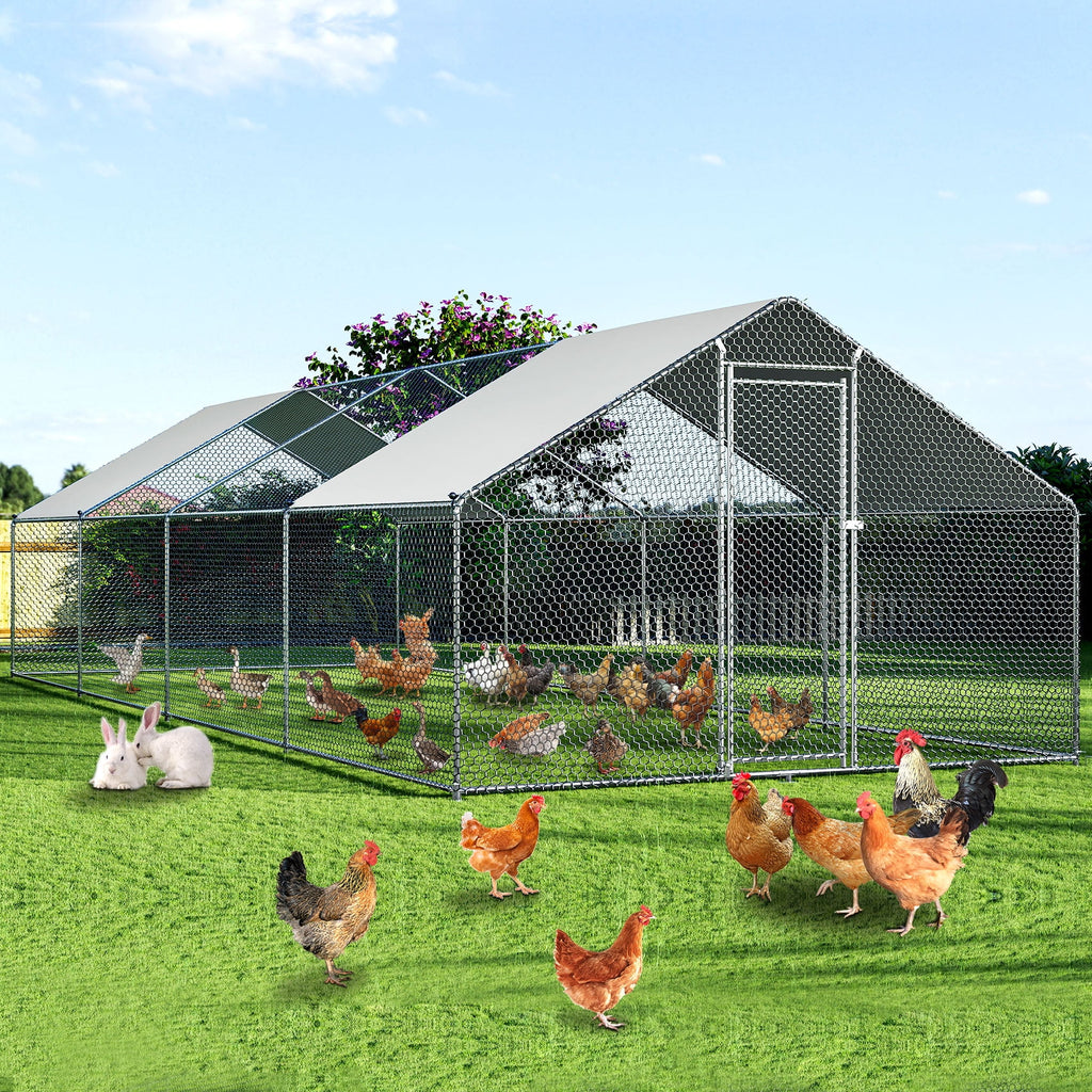 27x10ft Chicken Coop with Cover M898