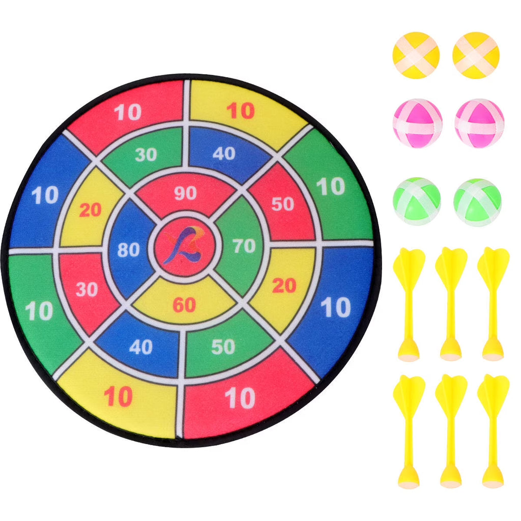 Sticky Ball Shooting Toy Party Game Supplies (30cm, 6pcs Sticky Ball and 6pcs Darts) I774784