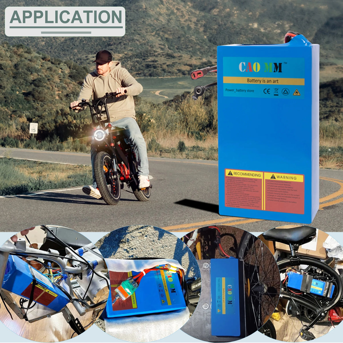 48V 8Ah Lithium Ebike Battery with Charger R959022