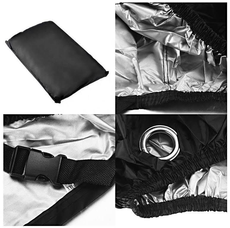 Outdoor Tarpaulin in black-orange I939