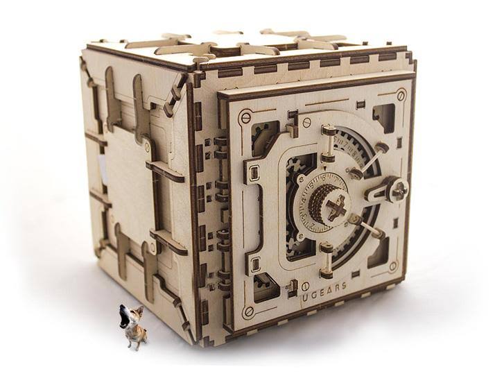 Wooden 3D Puzzle Safe V727158