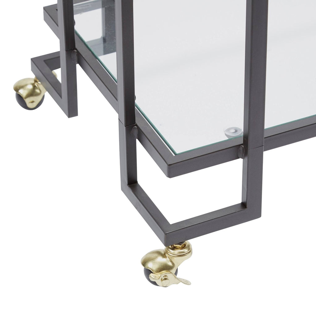Gold 2-Tier Serving Cart E903103
