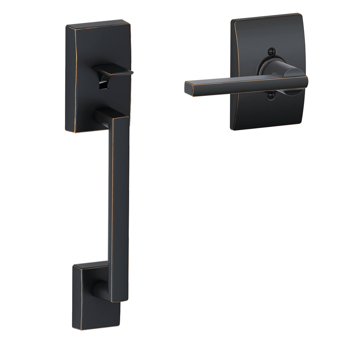 Aged Bronze Lower Half Handleset T871681