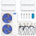 45,000 BTU 4 Zone Ductless Air Conditioner and Heat Pump Y39583