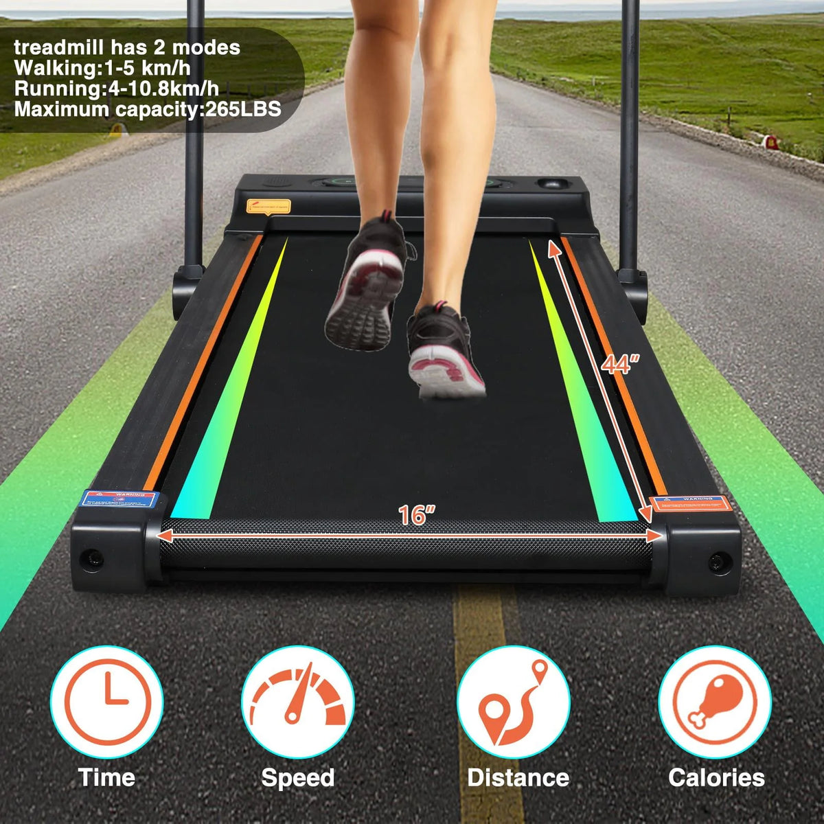 Folding Electric Treadmill K5362
