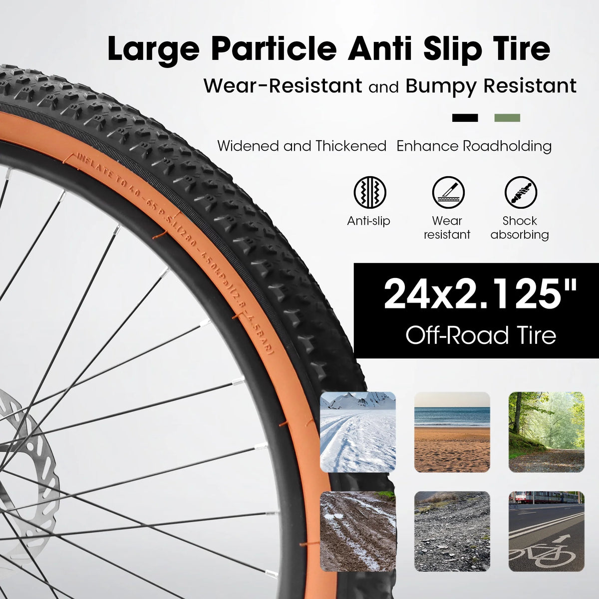 24 inch Mountain Bike Bicycle with Disc Brake O350406