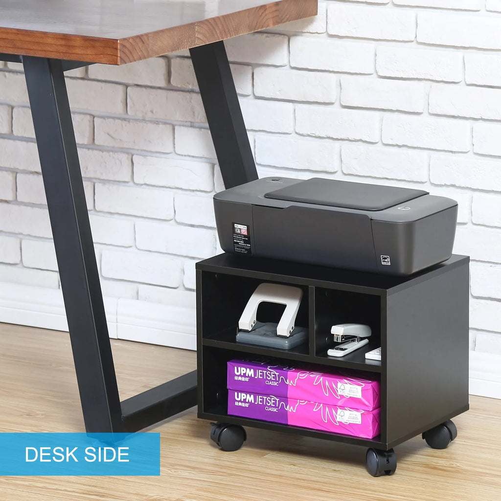 Under Desk Printer Stand Cart with Wheels Z463825