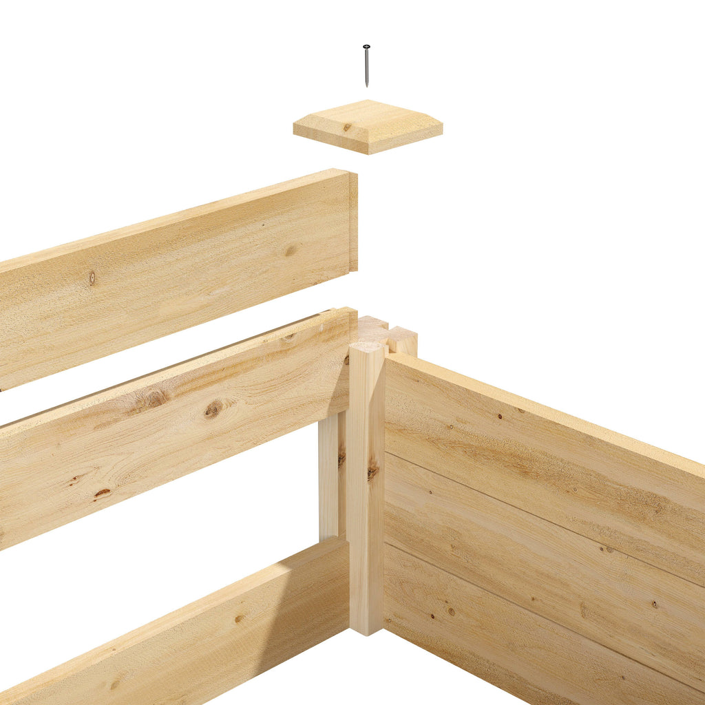 Cedar Raised Garden Bed Q649224