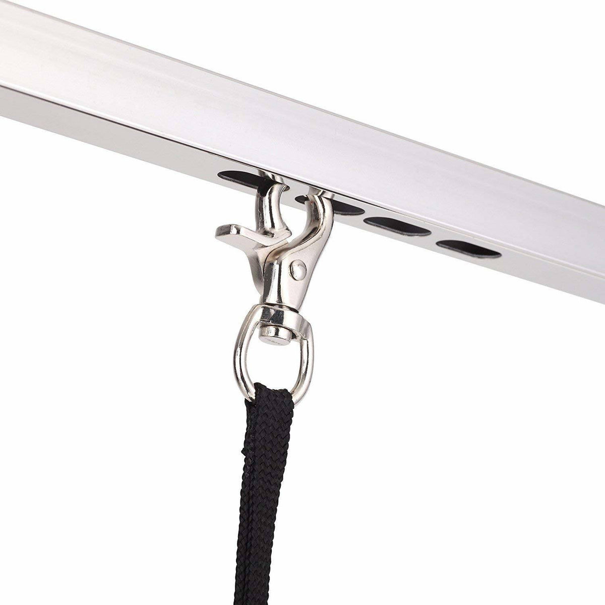 Adjustable Heavy Duty Dog Grooming Table with Arm, Noose, Mesh Tray L3610