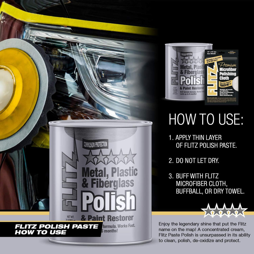 Multi Purpose Metal Polish, 2.2-Pound, Blue, Pack of 2 N115430