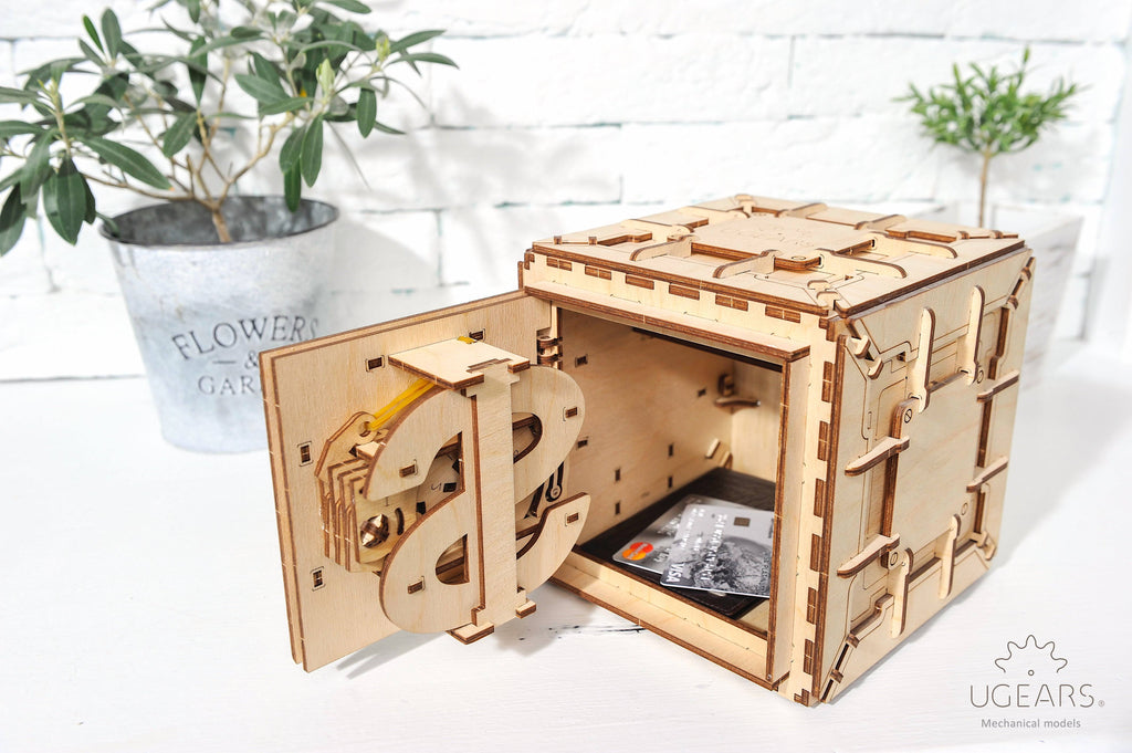 Wooden 3D Puzzle Safe V727158