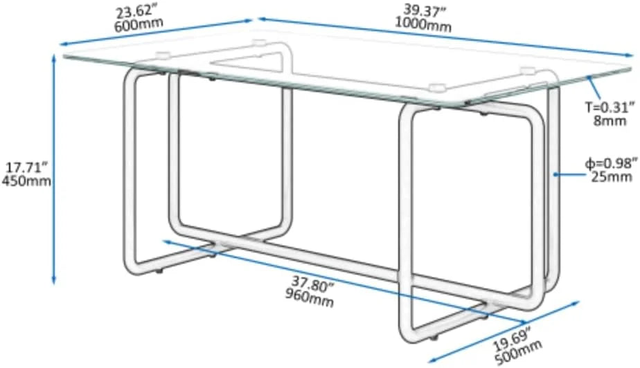 Tempered Glass Coffee Table D193095