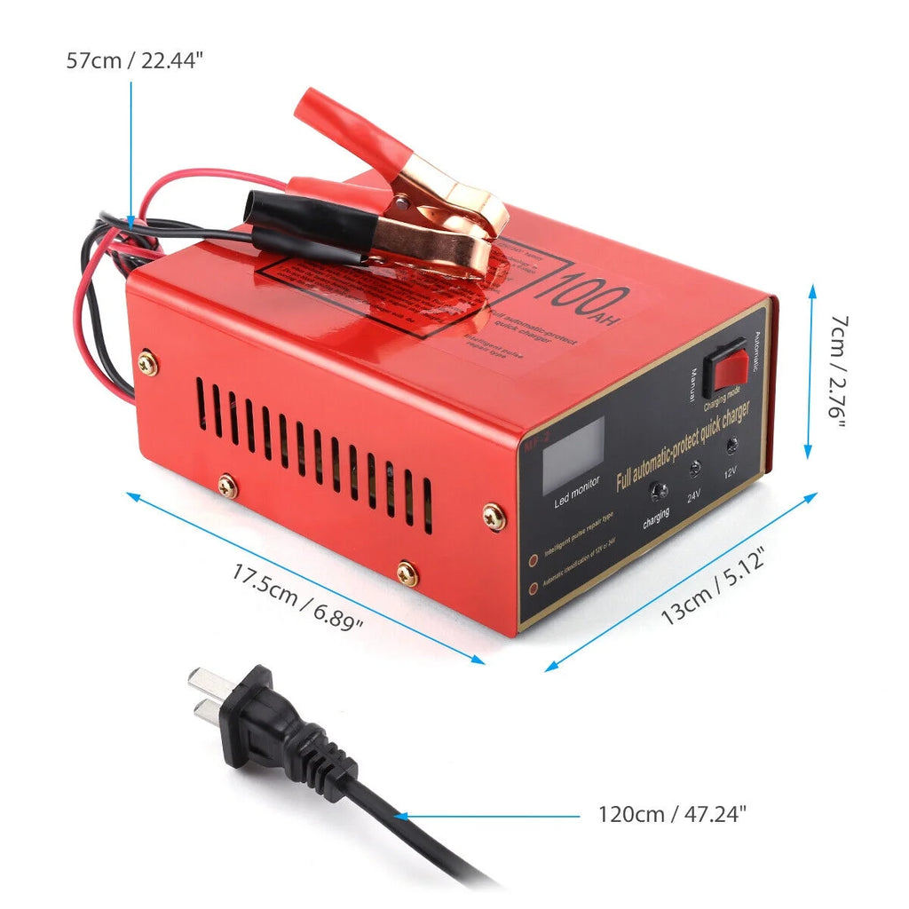 12V/24V 10A 140W Battery Charger K92812