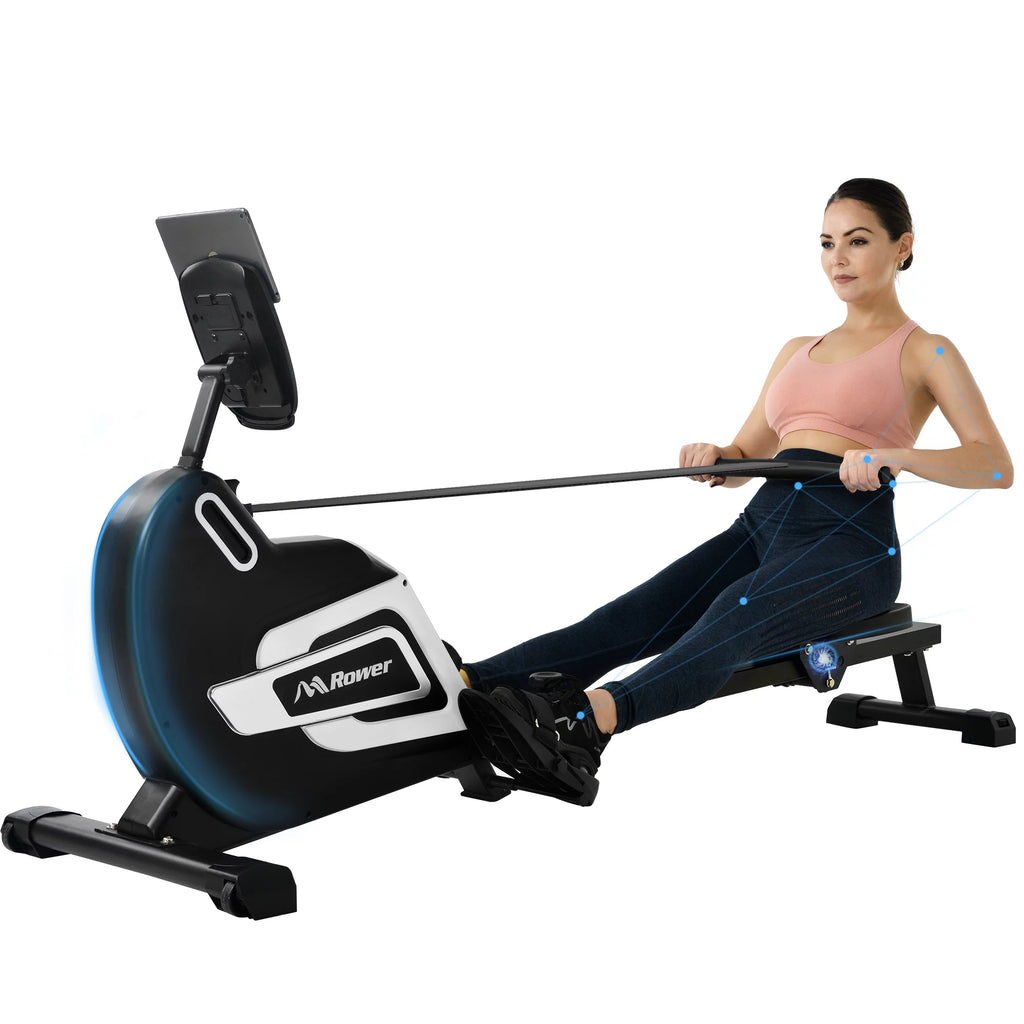 Folding Rowing Machine with 14 Levels of Resistance E301