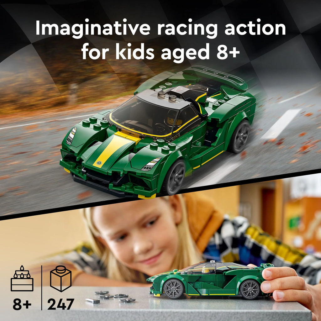 Race Car Toy Model Building Set with Driver Minifigure R318095