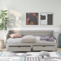 Wooden Sofa Bed with Roller Bed and Two Storage Drawers N4182