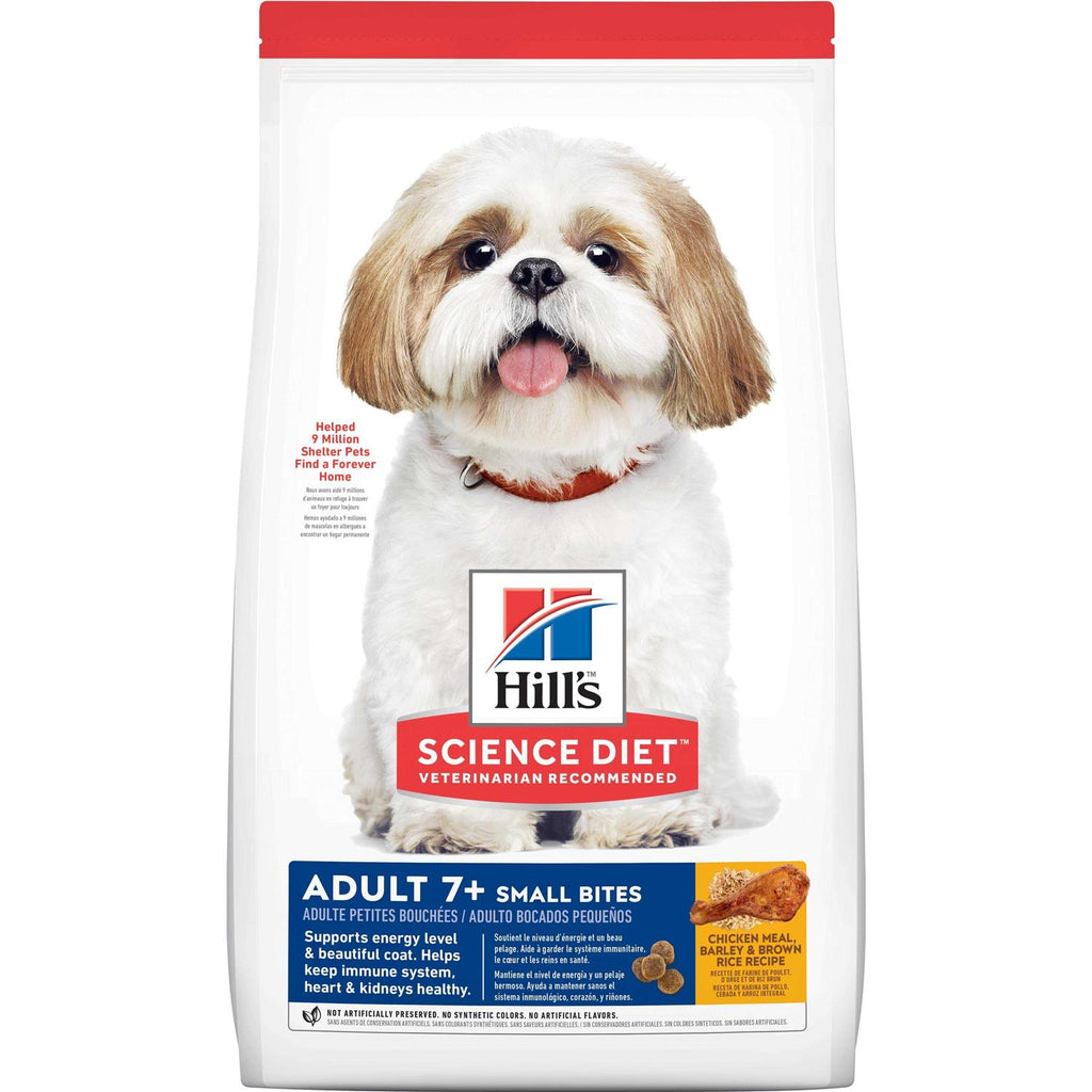 Adult 7+ Small Bites Chicken Meal Dry Dog Food F786