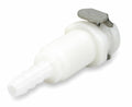 Panel Mount Coupler, Acetal, Barbed, 1/4 A43874