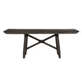 Chocolate Wood Trestle Table Top and Base S5886