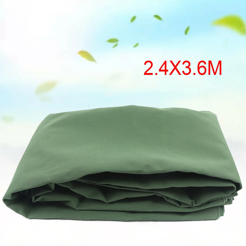 Green Waterproof Canvas Tarp L1288
