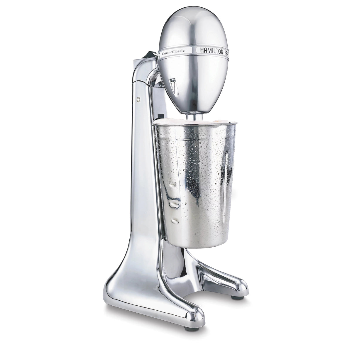 Chrome Drink Mixer and Milk Shake Maker, 2 Speeds, 28 oz Stainless Steel Cup C2497