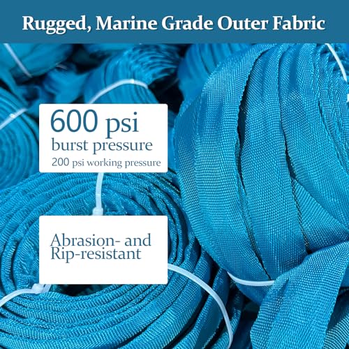 50ft TPE Ultra-Light Flexible Garden Hose with Brass Fittings I155